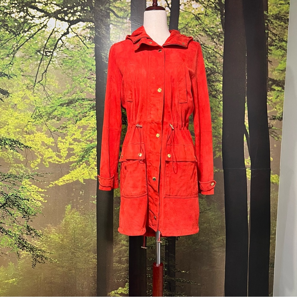 Michael Kors Goat Suede Anorak
